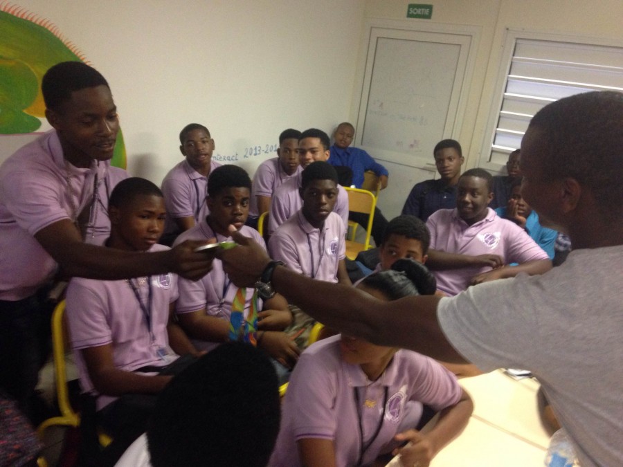 La visite d’un vice-champion olympique à Saint-Martin