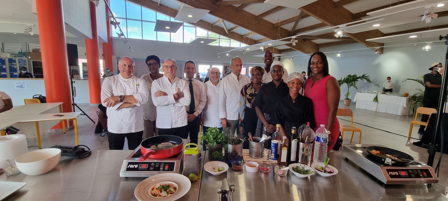 Des chefs étoilés au lycée professionnel Daniella Jeffry