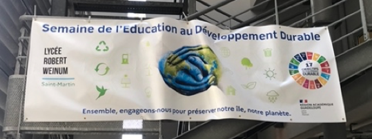 Semaine académique de l’éducation au développement durable au Lycée Weinum de Saint-Martin