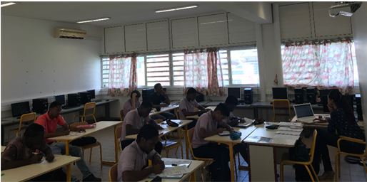 Les cours de rattrapage au LP des Îles du Nord