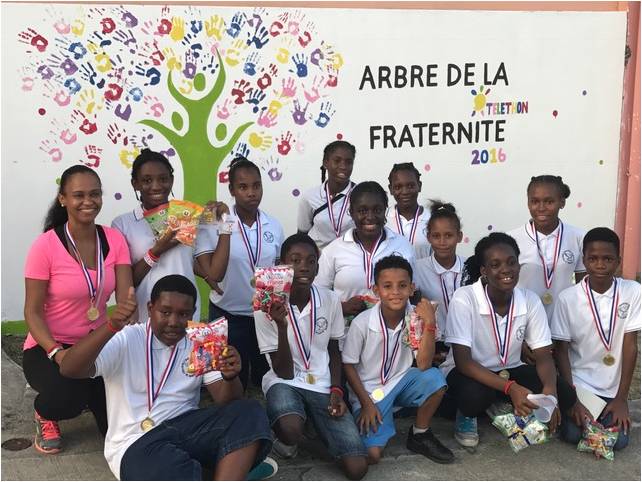 Le téléthon au collège de Quartier d'Orléans