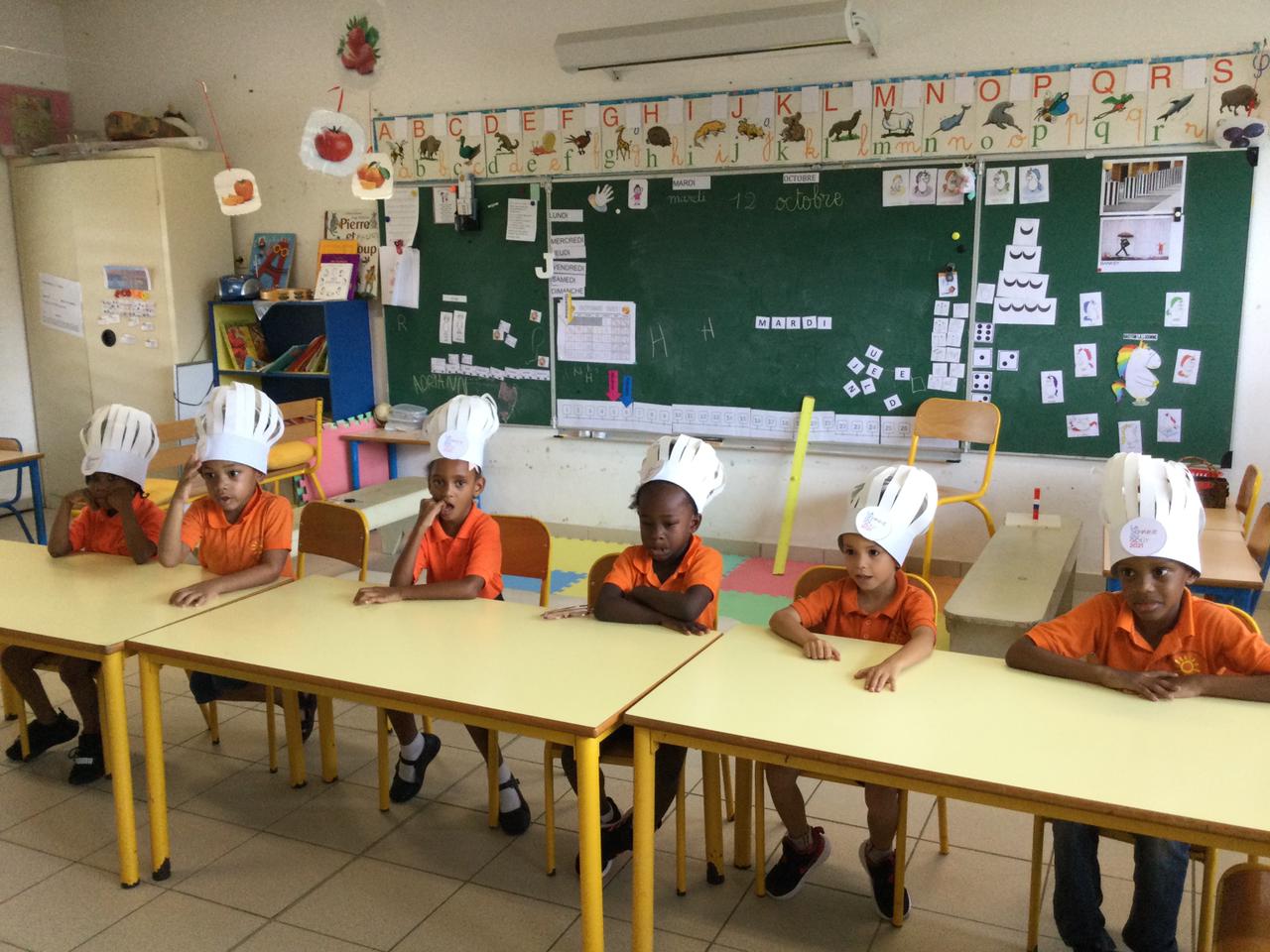 La semaine du goût à l'école maternelle Jean Anselme de Quartier d'Orléans